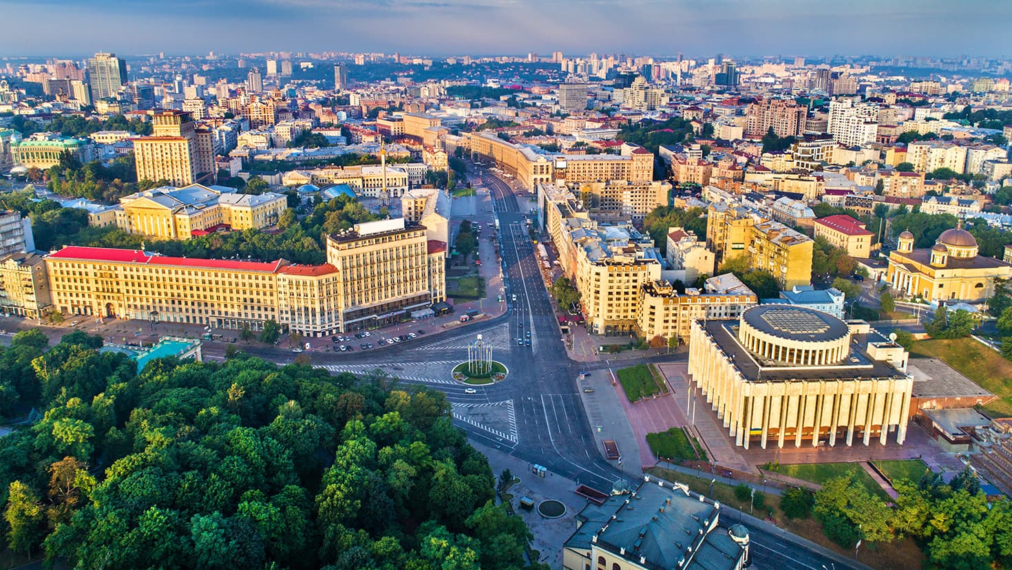 Blick über Kiew, Hauptstadt der Ukraine. © Leonid Andronov - stock.adobe.com