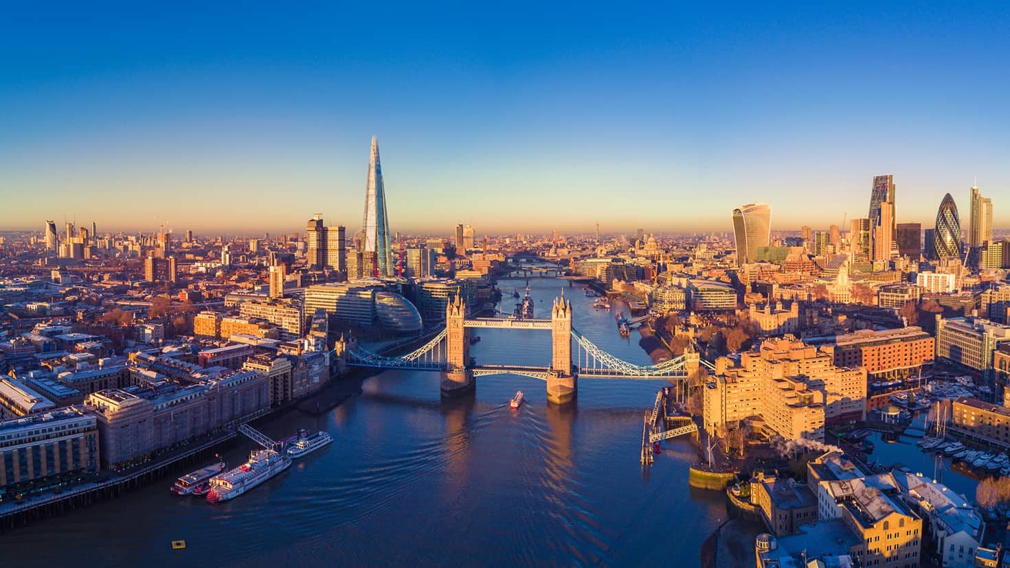 Blick über London, die Hauptstadt des Vereinigten Königreichs. © heyengel - stock.adobe.com