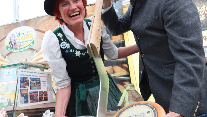 Staatsminister Eric Beißwenger bei Agrarschau Allgäu